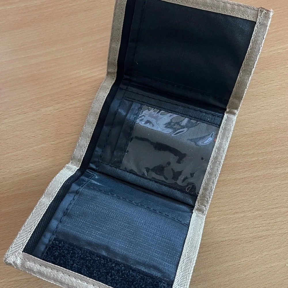NWT Camouflage Canvas Compact Wallet